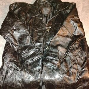 Black Quilted Lambskin Jacket
